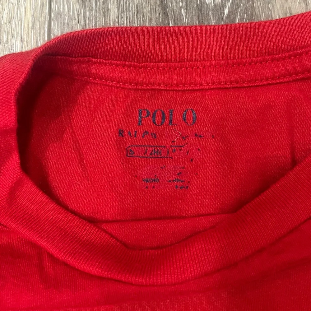 Polo Ralph Lauren Kids Red Long Sleeve Tee - Picture 4 of 6